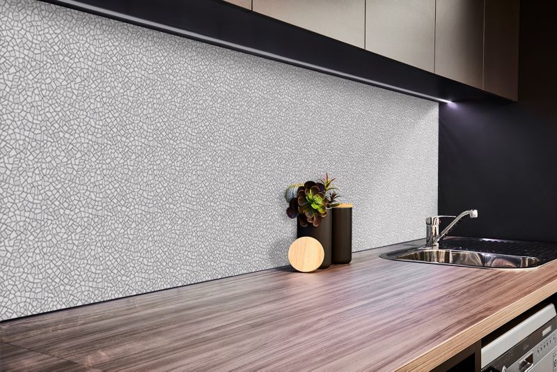 Selvklæbende panel Tulup grå mosaik 100 x 50 cm 1 stk.