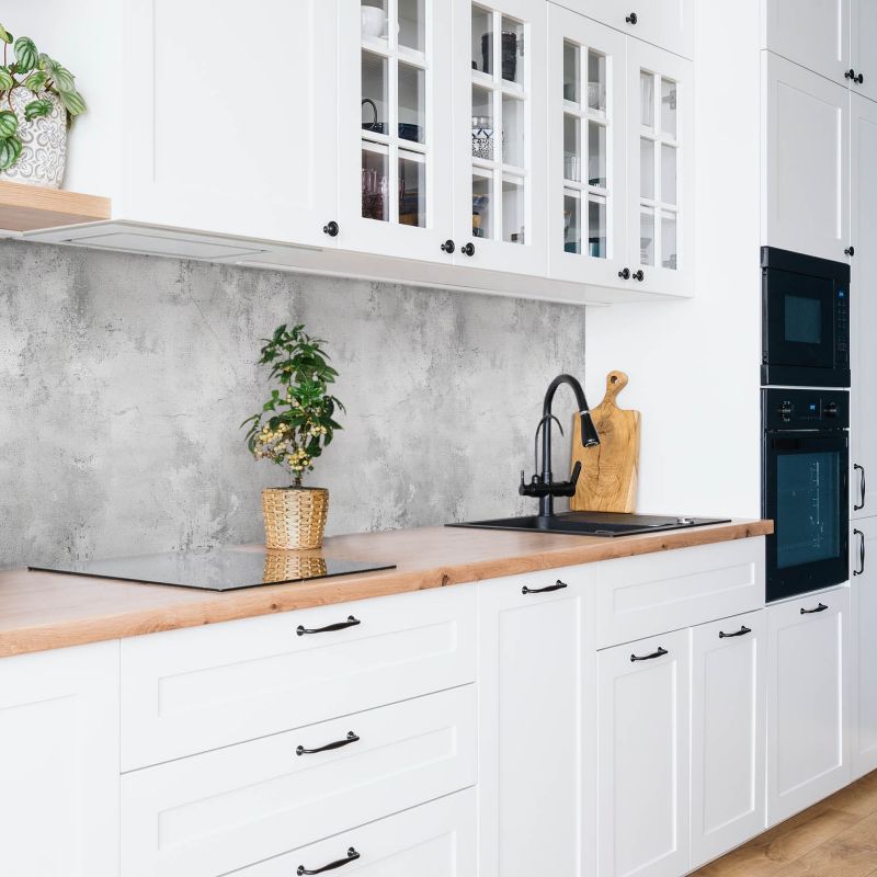 Selvklæbende panel Tulup tekstur revnet beton 100 x 50 cm 1 stk.