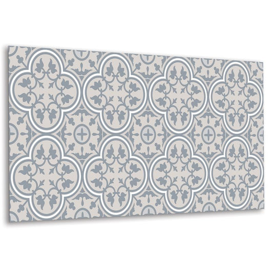 Selvklæbende vinylpanel Tulup med blomsterdesign 100 x 50 cm, 1 stk.