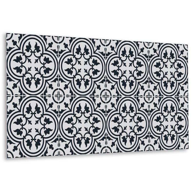 Selvklæbende vinylpanel Tulup med planteprint 100 x 50 cm, 1 stk.