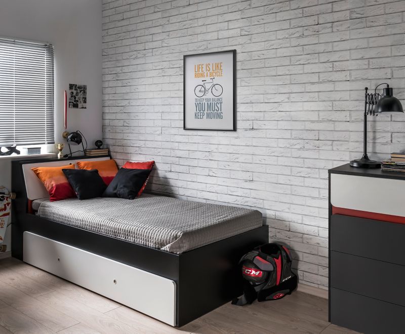 Vilo Motivo 250/D loft murstens-look PVC-vægbeklædning 2,65 m²