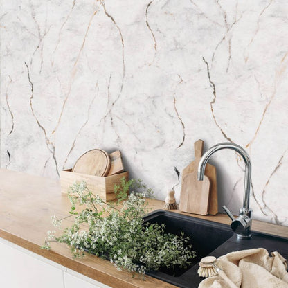Vilo Motivo PVC-vægbeklædning 250 mm gold marble