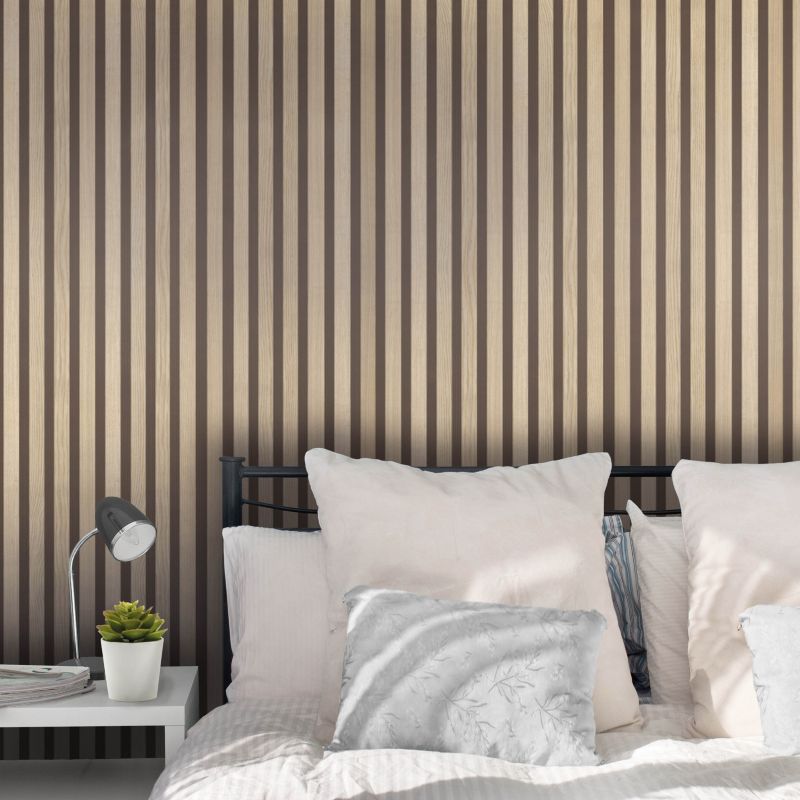 PCV-vægpanel Vilo Motivo 250 mm lamella medium 2,65 m²