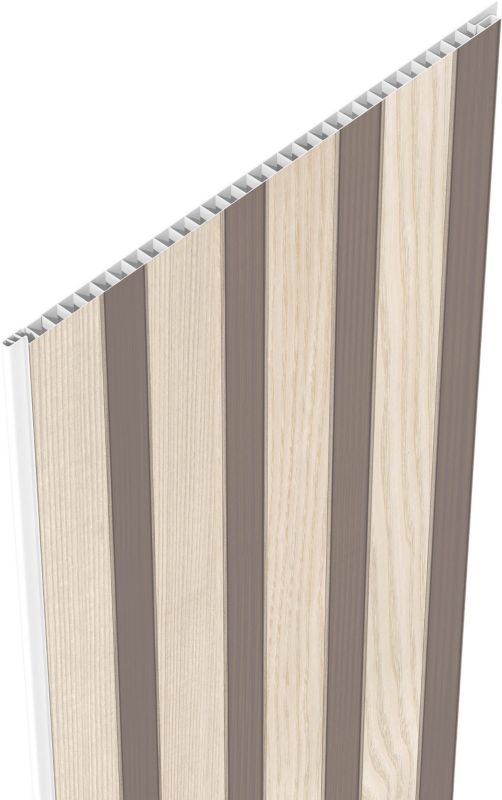 PCV-vægpanel Vilo Motivo 250 mm lamella medium 2,65 m²
