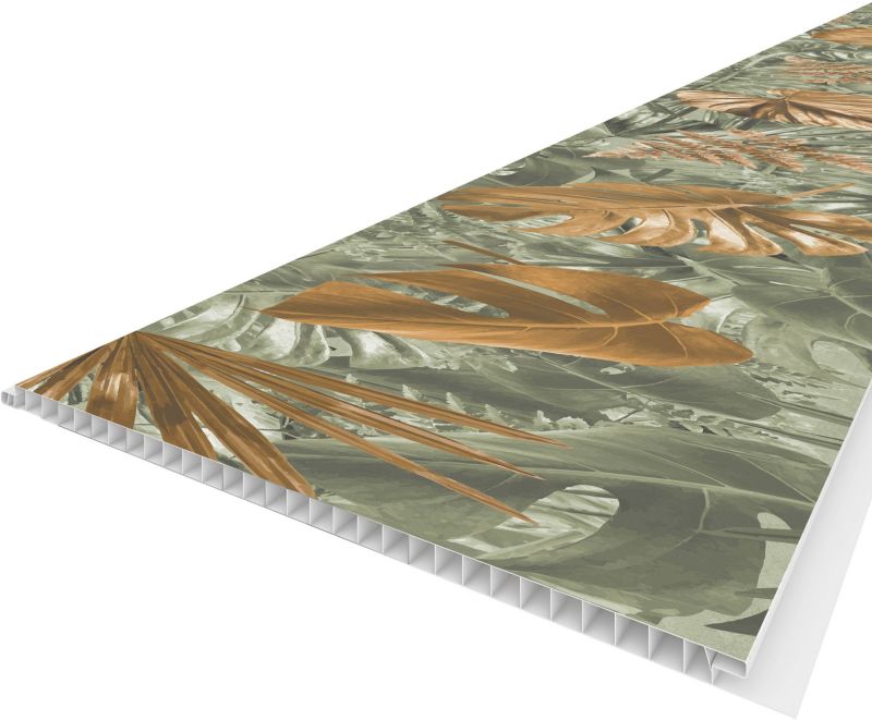 Vilo Motivo PCV-vægpanelet 250 mm monstera