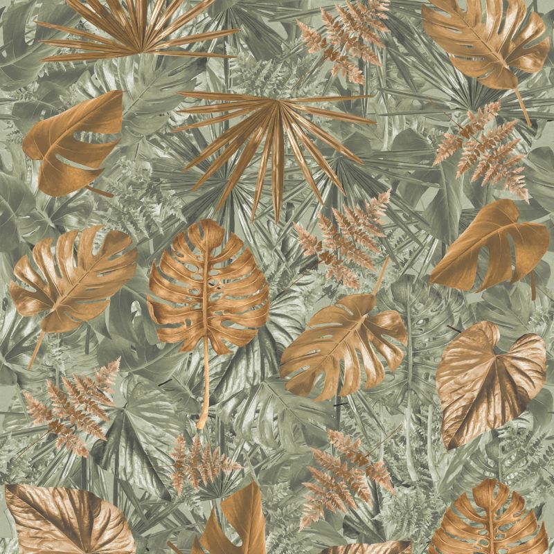 Vilo Motivo PCV-vægpanelet 250 mm monstera