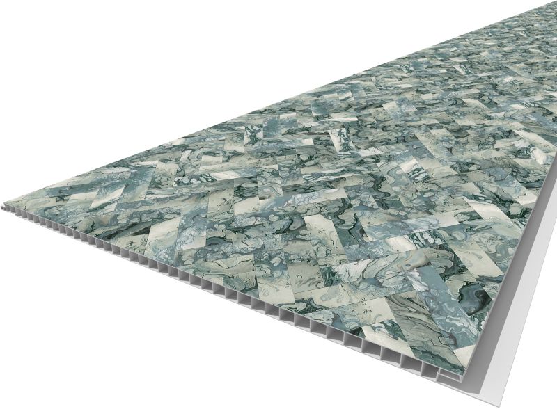 Vilo Motivo 330 blå sildeben PVC-vægspanel 2,65 m