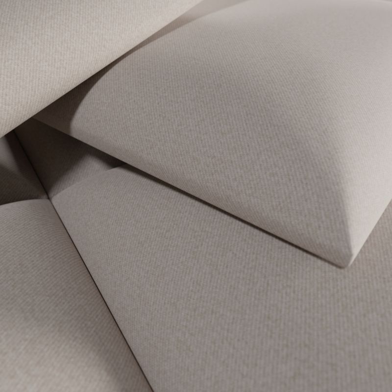 Polstret vægpanel Stegu B1 PP 30 x 30 cm beige