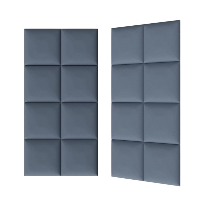 Polstret vægpanel Stegu B1 PP 30 x 30 cm blå