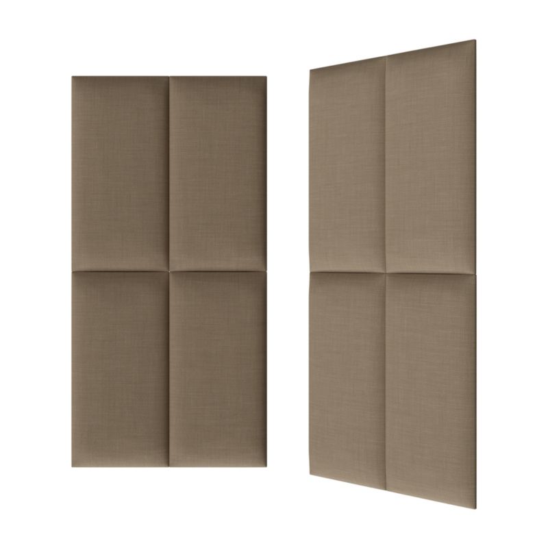 Polstret vægpanel Stegu B1 PP 60 x 30 cm i beige hør