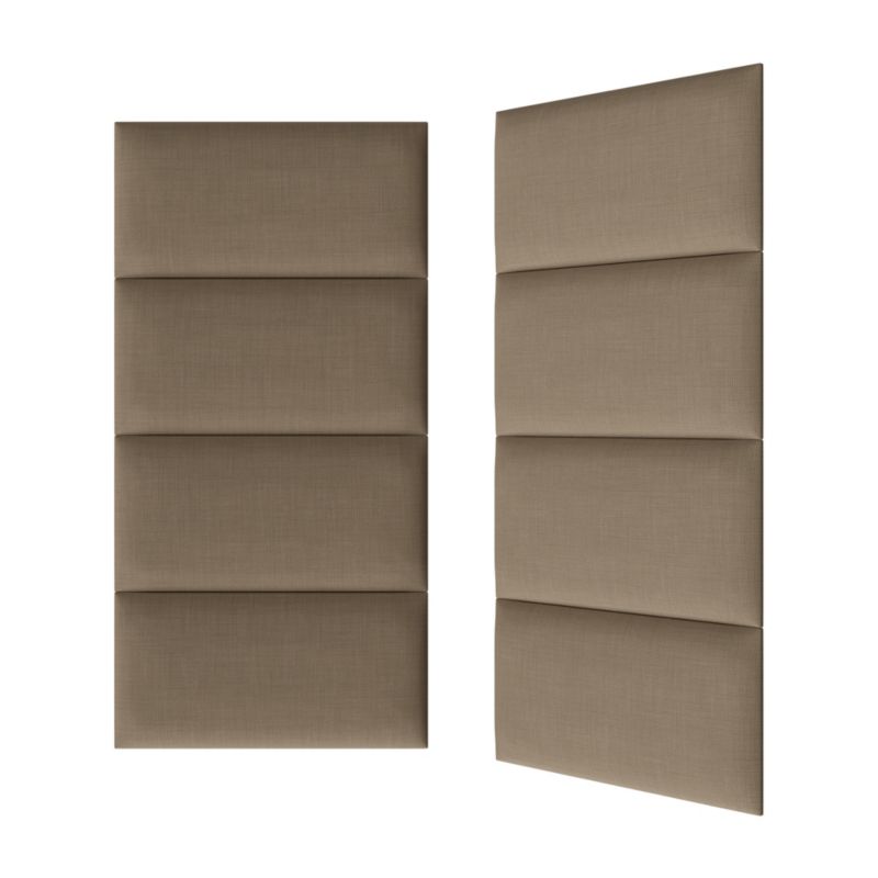 Polstret vægpanel Stegu B1 PP 60 x 30 cm i beige hør