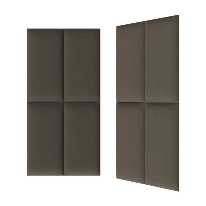 Stegu B1 PP polstret vægpanel 60 x 30 cm i brun hør