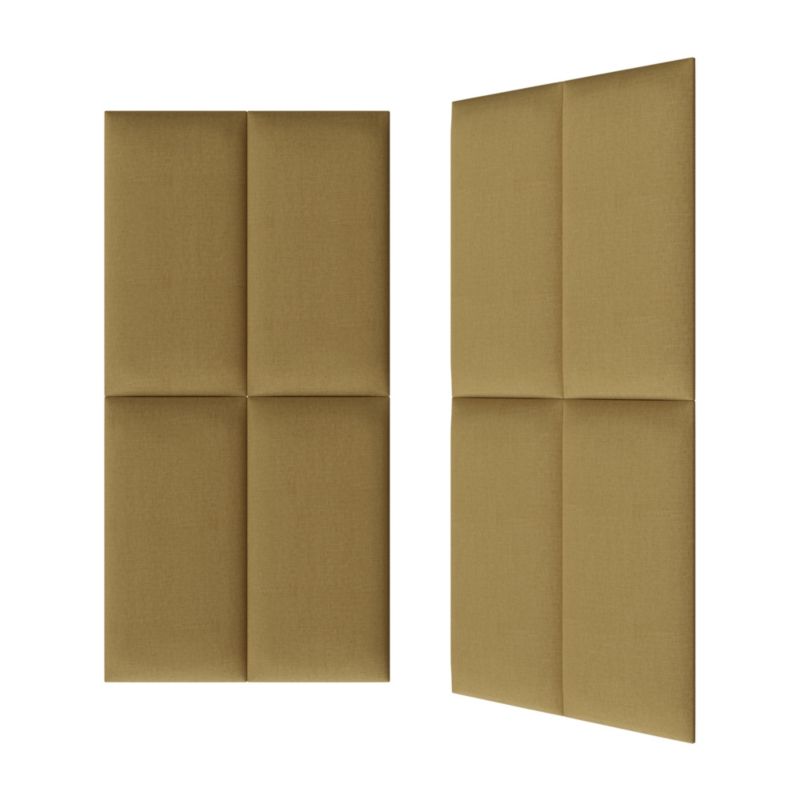 Polstret vægpanel Stegu B1 PP 60 x 30 cm karamel