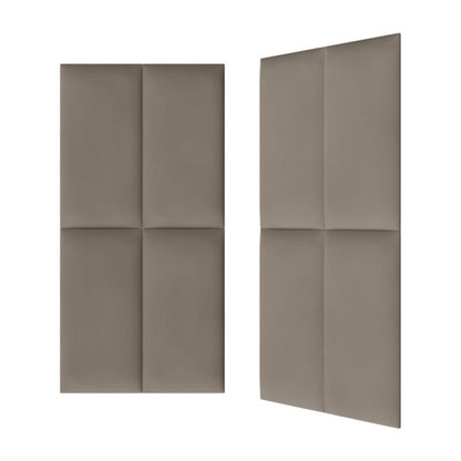Polstret vægpanel Stegu B1 PP 60 x 30 cm i mørk beige kordfløjl