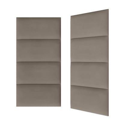 Polstret vægpanel Stegu B1 PP 60 x 30 cm i mørk beige kordfløjl