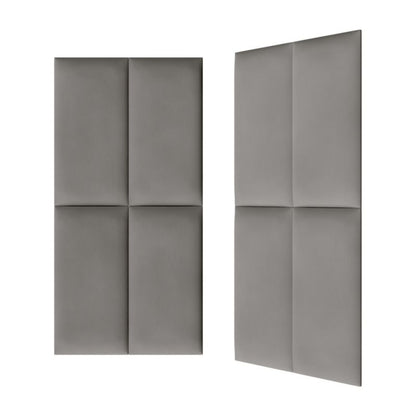 Polstret vægpanel Stegu B1 PP 60 x 30 cm mørkegrå kordfløjl