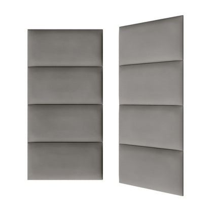 Polstret vægpanel Stegu B1 PP 60 x 30 cm mørkegrå kordfløjl