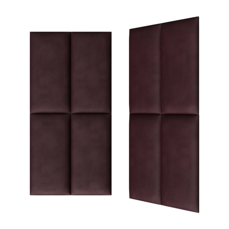 Polstret vægpanel Stegu B1 PP 60 x 30 cm i violet