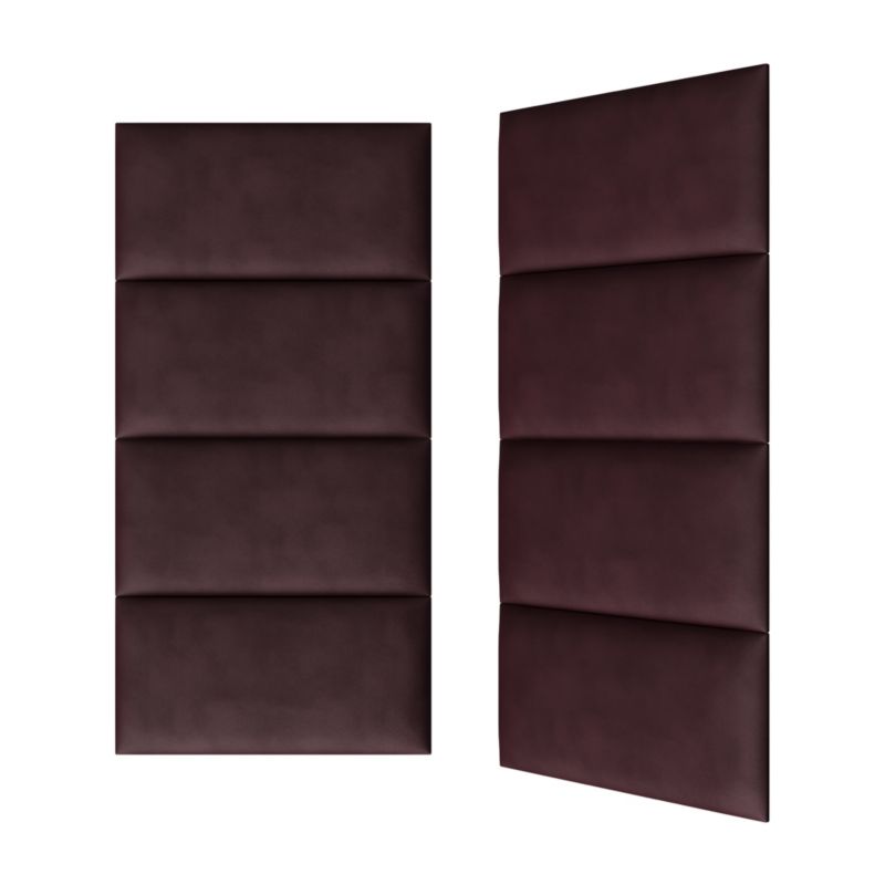 Polstret vægpanel Stegu B1 PP 60 x 30 cm i violet