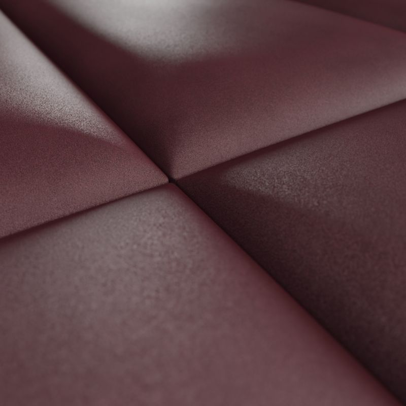 Polstret vægpanel Stegu B1 PP 60 x 30 cm i violet
