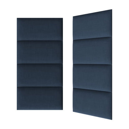 Polstret vægpanel Stegu B1 PP 60 x 30 cm i marineblå hør