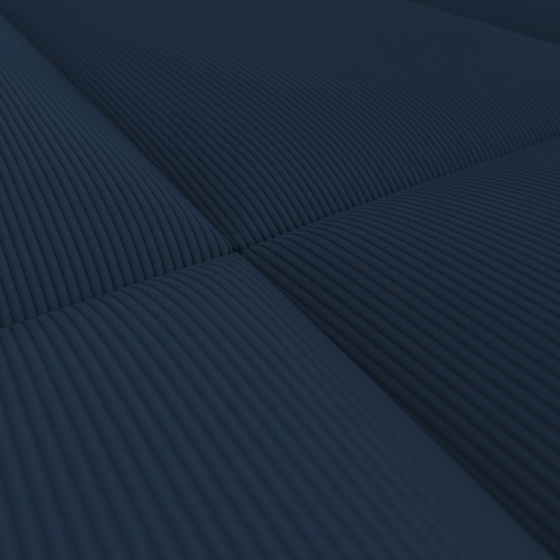 Polstret vægpanel Stegu B1 PP 60 x 30 cm i marineblå kordfløjl