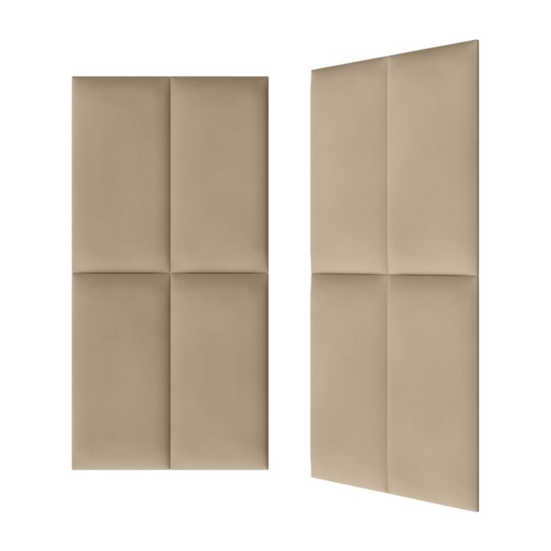 Polstret vægpanel Stegu B1 PP 60 x 30 cm lys beige fløjl