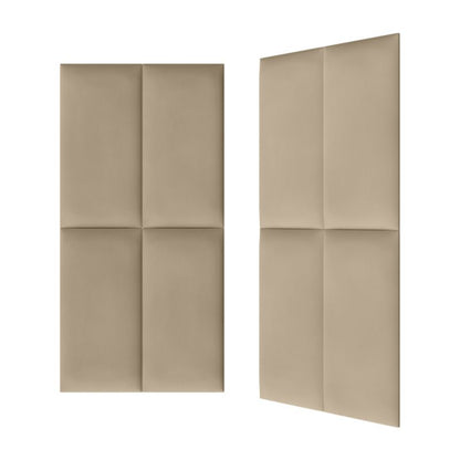 Polstret vægpanel Stegu B1 PP 60 x 30 cm lys beige fløjl