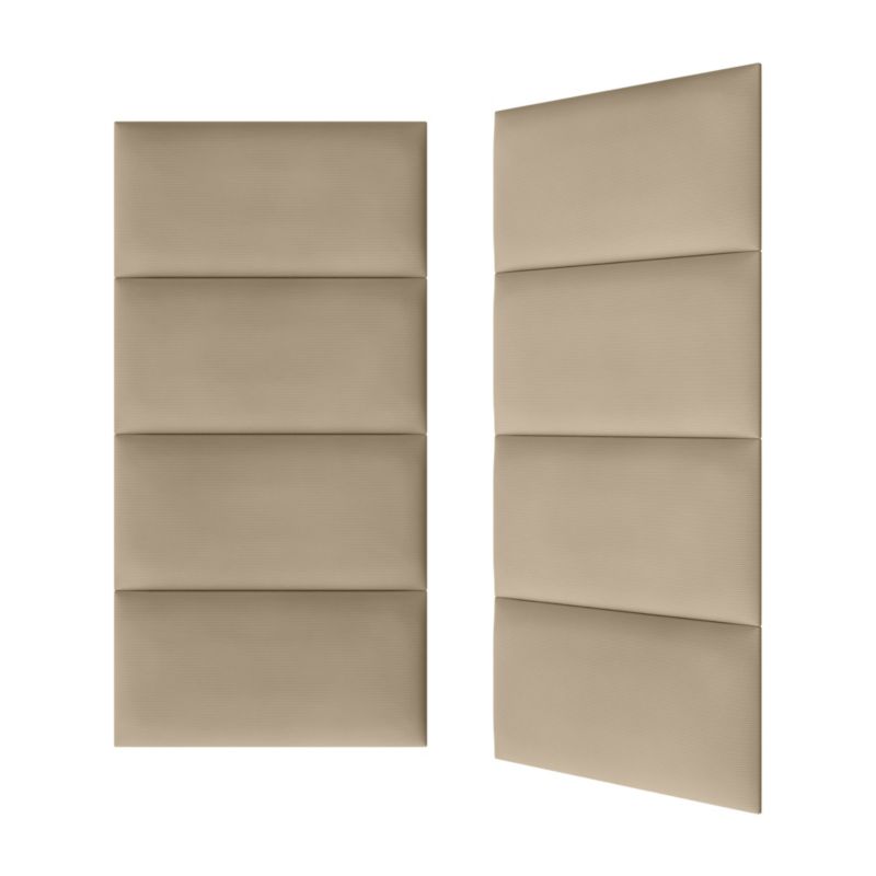 Polstret vægpanel Stegu B1 PP 60 x 30 cm lys beige fløjl