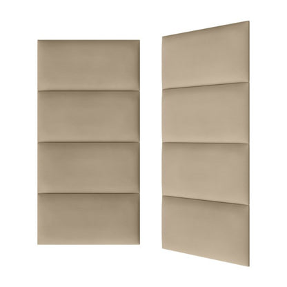 Polstret vægpanel Stegu B1 PP 60 x 30 cm lys beige fløjl