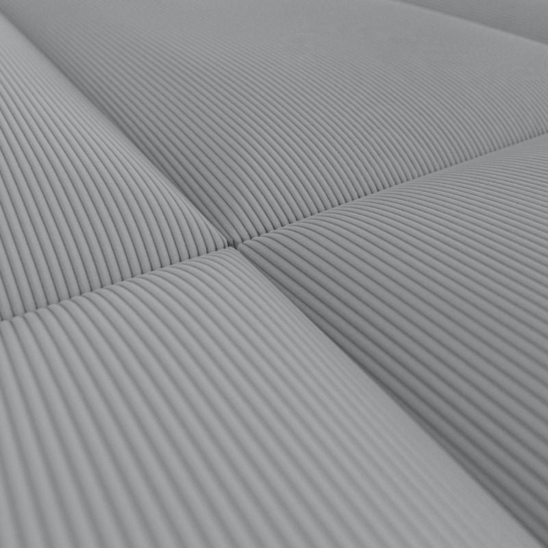 Polstret vægpanel Stegu B1 PP 60 x 30 cm lys grå fløjl