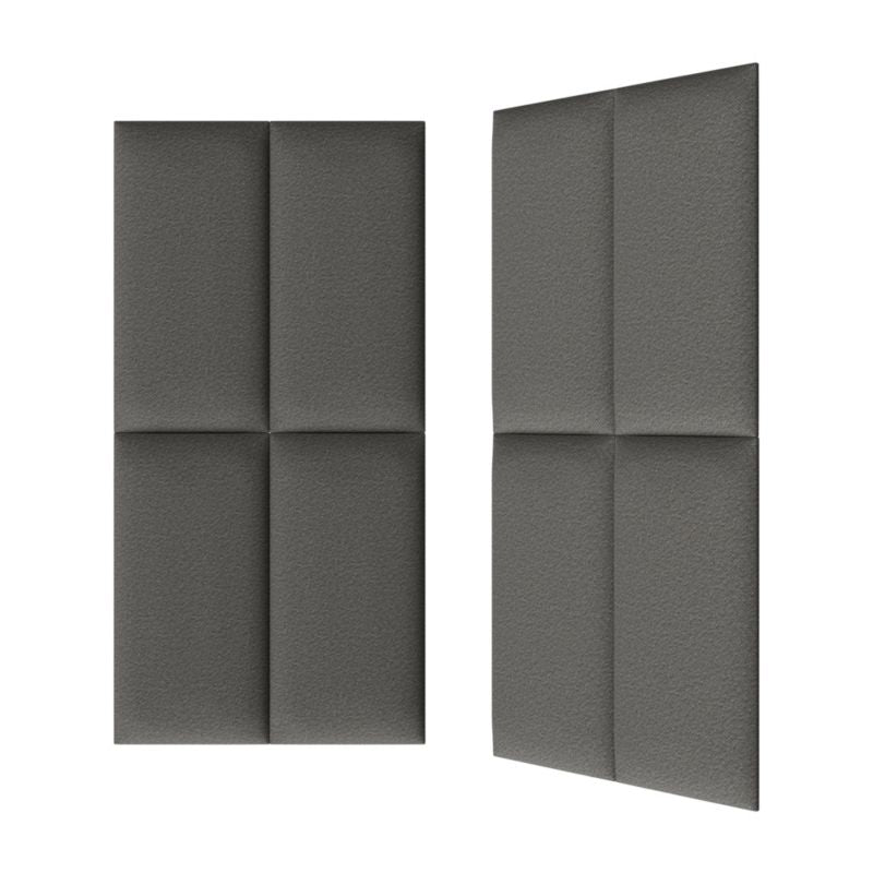 Polstret vægpanel Stegu B1 PP 60 x 30 cm grå boucle