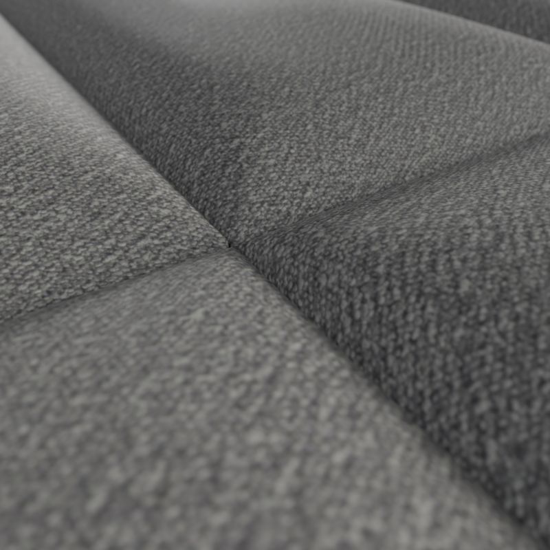 Polstret vægpanel Stegu B1 PP 60 x 30 cm grå boucle