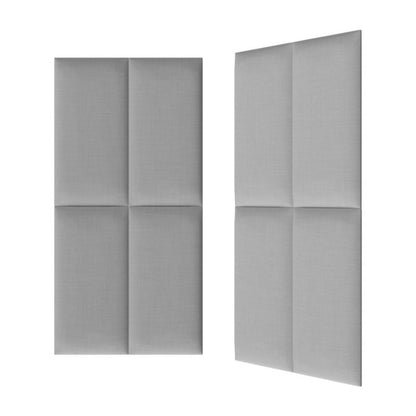 Polstret vægpanel Stegu B1 PP 60 x 30 cm grå hør