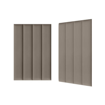Polstret vægpanel Stegu B3 PP 90 x 15 cm mørk beige fløjl