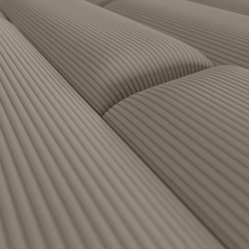 Polstret vægpanel Stegu B3 PP 90 x 15 cm mørk beige fløjl