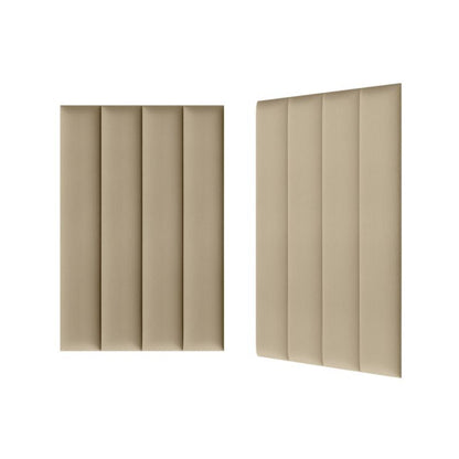 Polstret vægpanel Stegu B3 PP 90 x 15 cm lys beige fløjl