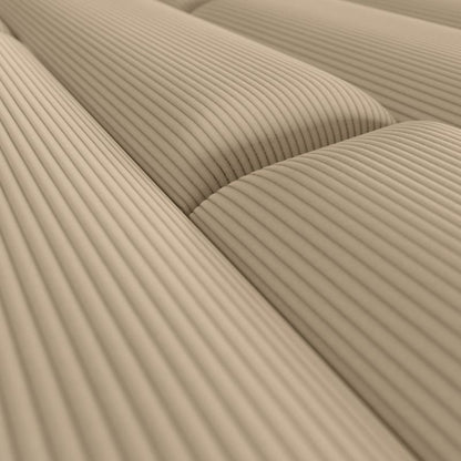 Polstret vægpanel Stegu B3 PP 90 x 15 cm lys beige fløjl