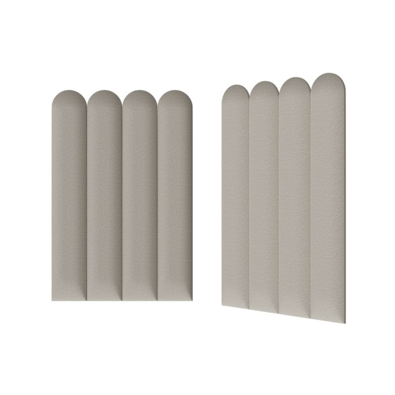 Stegu Deco polstret vægpanel 'Płotek' 90 x 15 cm i creme