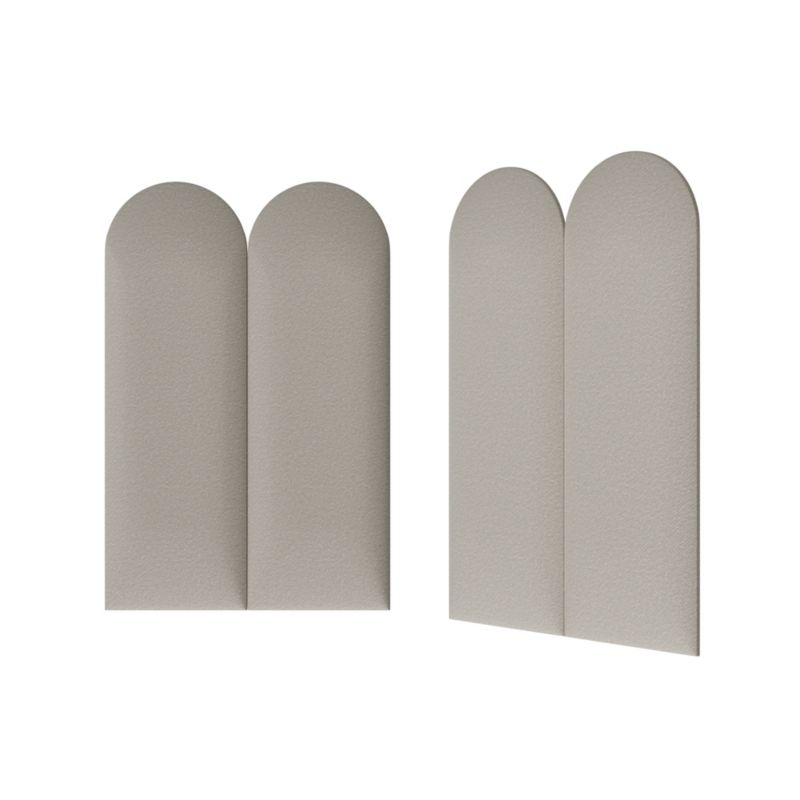 Polstret vægpanel Stegu Deco hegn 90 x 30 cm creme