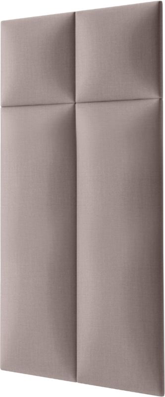 Polstret vægpanel Stegu Mollis F11 kvadratisk 30 x 30 cm beige
