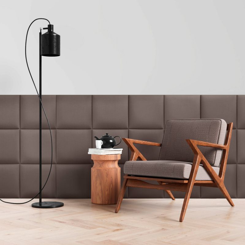 Stegu Mollis F20 polstret vægpanel kvadrat 30 x 30 cm grå