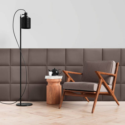 Stegu Mollis F20 polstret vægpanel kvadrat 30 x 30 cm grå