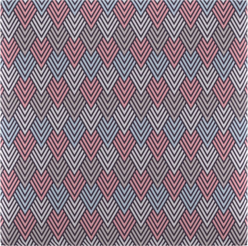 Stegu Mollis polstret vægpanel kvadrat 30 x 30 cm 3D lyserød