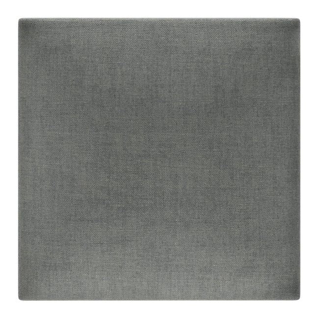 Polstret vægpanel Stegu Mollis kvadrat 30 x 30 cm i antracit