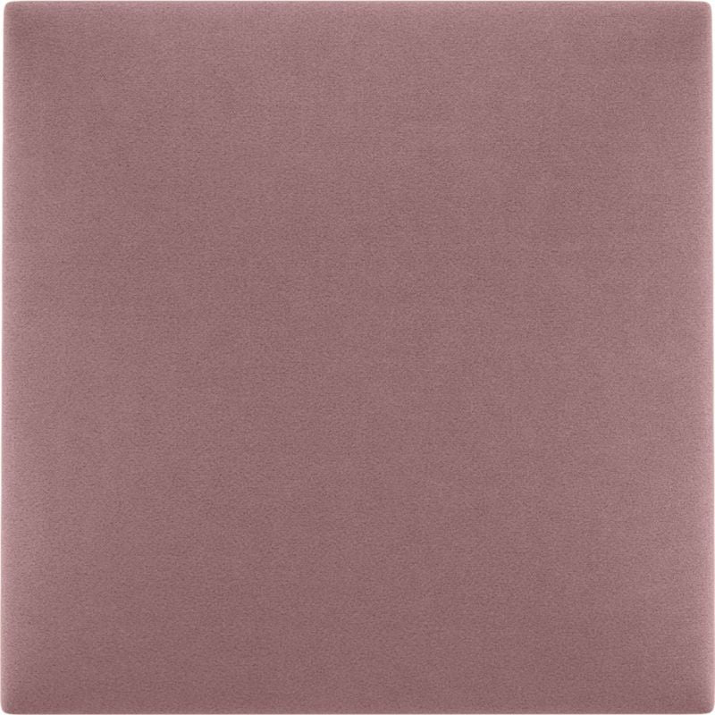Polstret vægpanel Stegu Mollis kvadrat 30 x 30 cm støvet rosa
