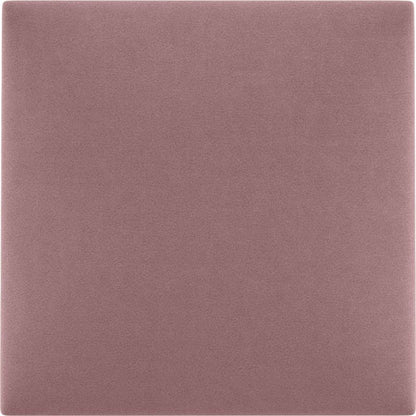 Polstret vægpanel Stegu Mollis kvadrat 30 x 30 cm støvet rosa