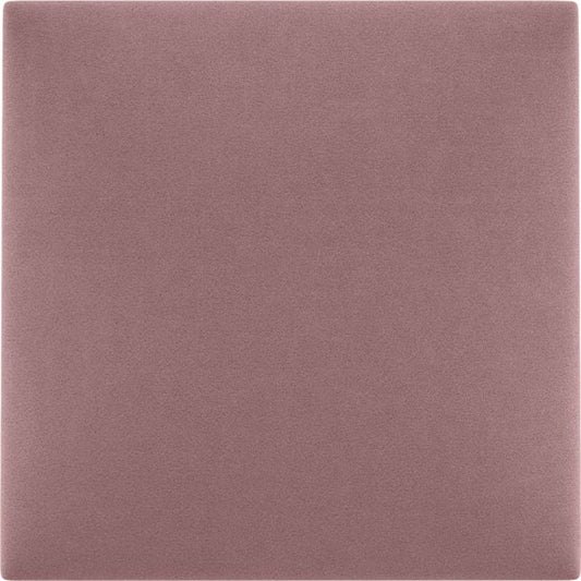 Polstret vægpanel Stegu Mollis kvadrat 30 x 30 cm støvet rosa