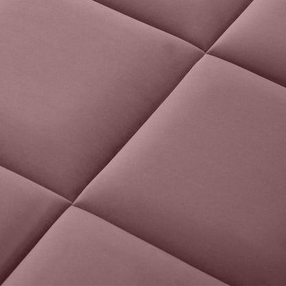Polstret vægpanel Stegu Mollis kvadrat 30 x 30 cm støvet rosa