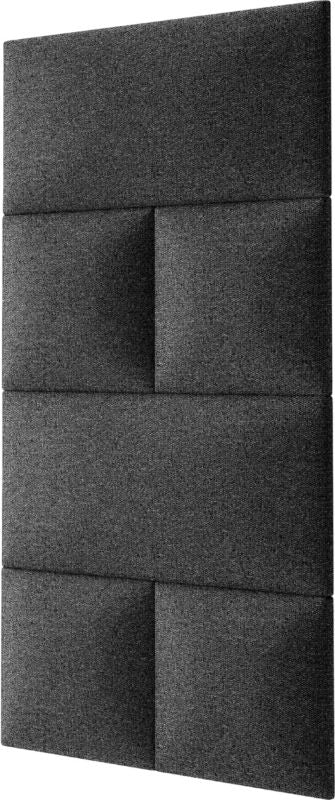 Stegu Mollis polstret vægpanel kvadrat 30 x 30 cm mørkegrå